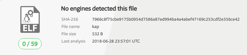 Polymorphic shellcode modified from Shell-Storm